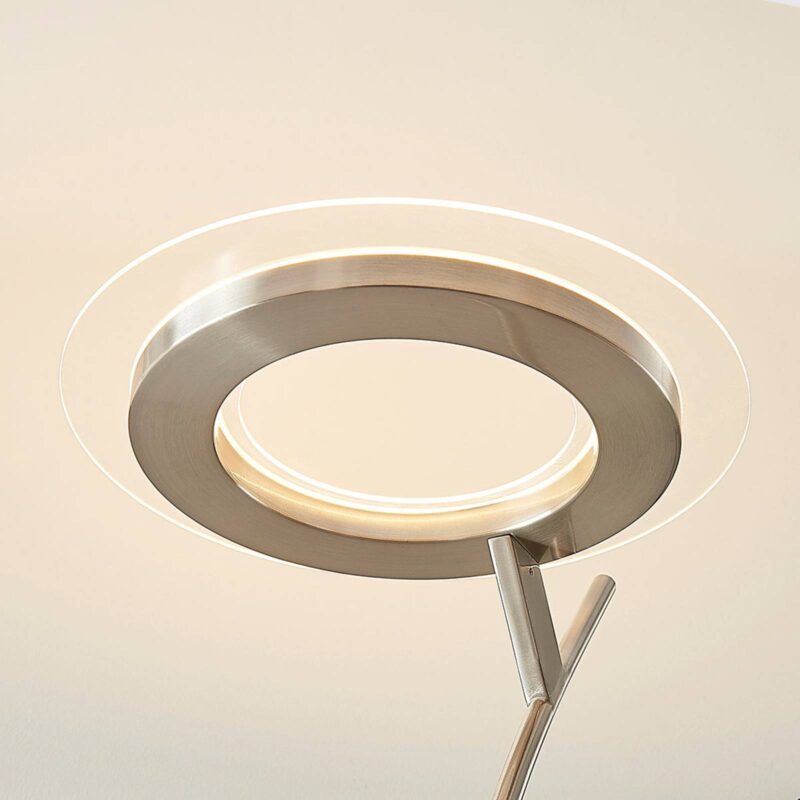 LED stojacia lampa Lindby Darion, sivá, kov, stmievateľná, 180 cm LED stojacia lampa Lindby Darion, sivá, kov, stmievateľná, 180 cm