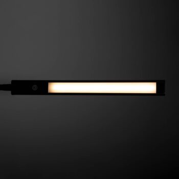 LED stojacia lampa MAULpirro, čierna, 126 cm, stmievateľné