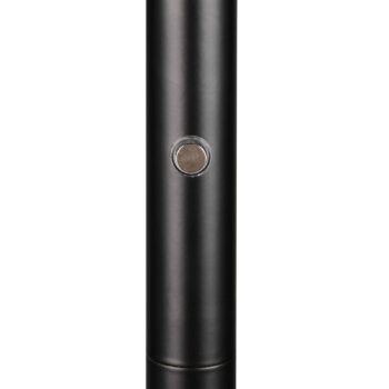 LED stojacia lampa Mondello, matná čierna, stmievateľná, otočná