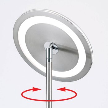 LED stojacia lampa Oscar, nastaviteľná
