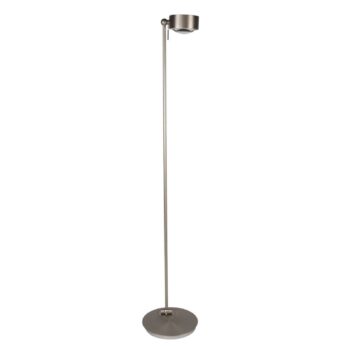 LED stojacia lampa Puk Maxx Floor Mini, matný nikel