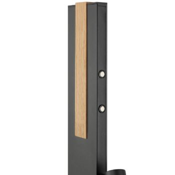 LED stojacia lampa Streamline, výška 145 cm, čierna, lampa na citanie