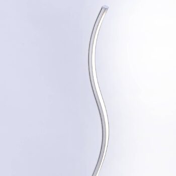 LED stojacia lampa Wave 3 000K 120cm oceľ