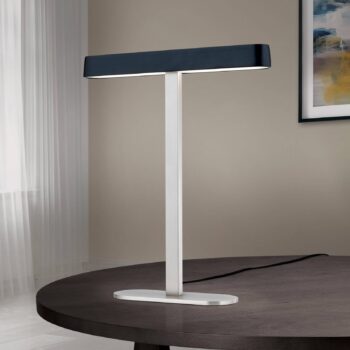 LED stolová lampa Auftakt nikel/čierna