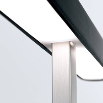 LED stolová lampa Auftakt nikel/čierna