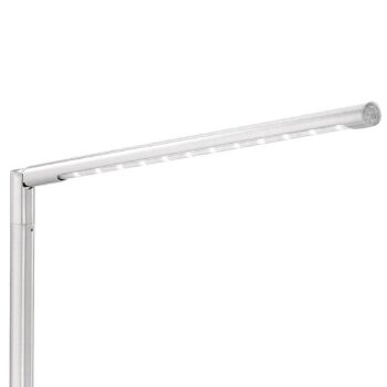 LED stolová lampa Dawda, stmievateľná, oceľ