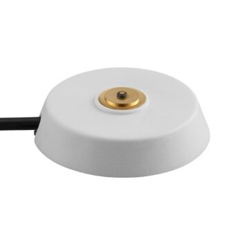 LED stolová lampa Ellen To-Go, biela, hliník