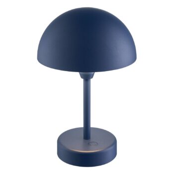 LED stolová lampa Ellen To-Go, modrá, hliník