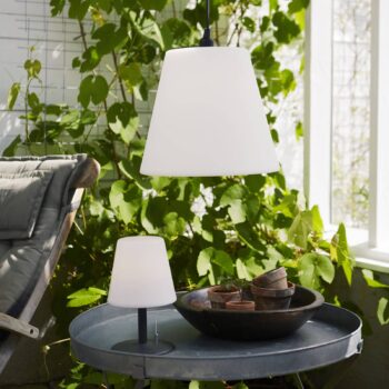 LED stolová lampa Gardenlight Kreta/batéria 26,5cm