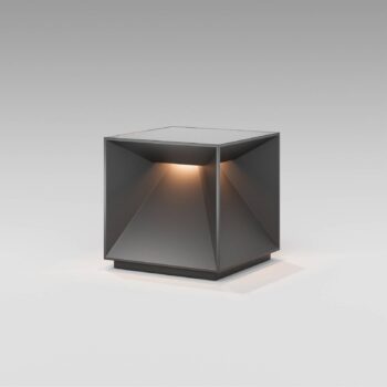 LED stolová lampa Nutalis, grafitovo sivá, IP54, stmievateľná