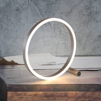 LED stolová lampa Ritus, hliník