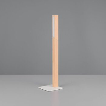 LED stolová lampa Skip, MDF, farba dreva, výška 37,5 cm