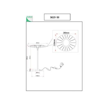 LED stolová lampa Vela, biela/priehľadná, 36 cm, akryl, stmievač