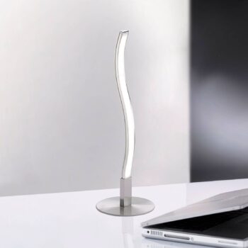 LED stolová lampa Wave 3 000K 30cm oceľ