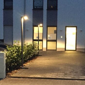 LED stožiarové svetlo 866, hliník, antracitová farba, výška 300 cm