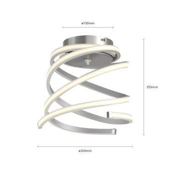LED stropná lampa Haniya stmievateľná