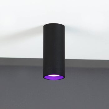 LED stropné bodové svetlá Stag, CCT a RGBW, čierna