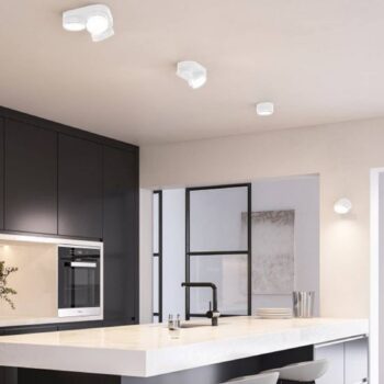 LED stropné bodové svetlá Stanos, CCT, 2-pl. biela