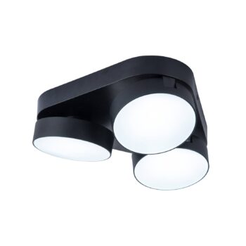 LED stropné bodové svetlá Stanos, CCT 3-pl. čierna