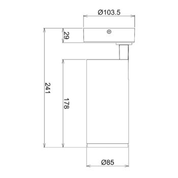 LED stropné bodové svietidlo Lucea, nastaviteľné, 15 W White