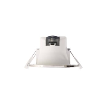 LED stropné svietidlo Acrux, Ø 10 cm, strieborný mat, CCT