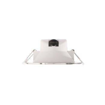 LED stropné svietidlo Acrux, Ø 11 cm, strieborný mat, CCT