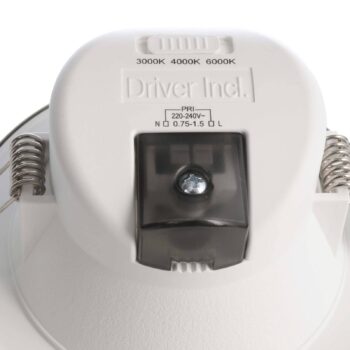 LED stropné svietidlo Acrux, Ø 11 cm, strieborný mat, CCT