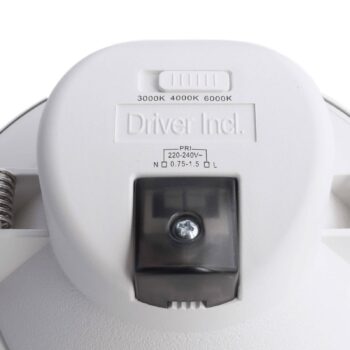 LED stropné svietidlo Acrux, Ø 15 cm, čierna, CCT