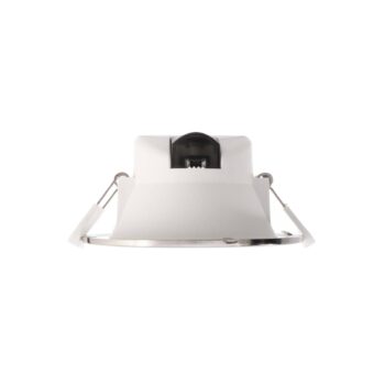 LED stropné svietidlo Acrux, Ø 17 cm, strieborný mat, CCT