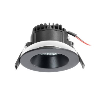 LED stropné svietidlo Arcchio Aryx, čierne, 2 700 K