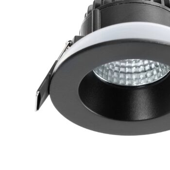 LED stropné svietidlo Arcchio Aryx, čierne, 2 700 K