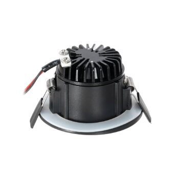 LED stropné svietidlo Arcchio Aryx, čierne, 2 700 K