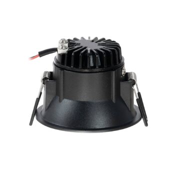 LED stropné svietidlo Arcchio Niria, čierne, 2 700 K