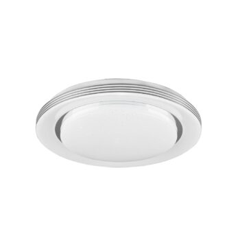 LED stropné svietidlo Atria, Ø 38 cm, biele, plast, CCT
