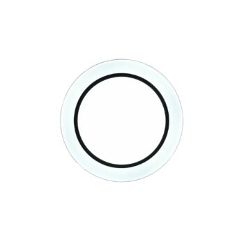 LED stropné svietidlo Atria, Ø 38 cm, čierna farba, plast, CCT