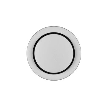 LED stropné svietidlo Atria, Ø 38 cm, čierna farba, plast, CCT