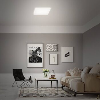 LED stropné svietidlo B smart RGBW stmievateľné biele 42x42cm