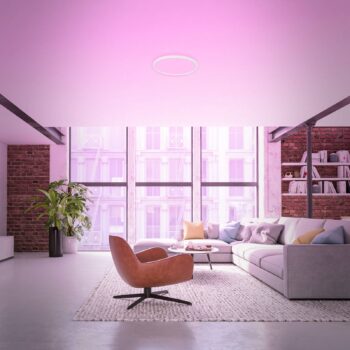 LED stropné svietidlo B smart RGBW stmievateľné biele Ø 42 cm