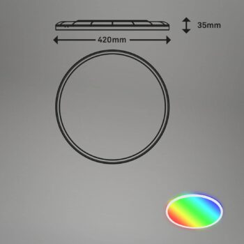 LED stropné svietidlo B smart RGBW stmievateľné biele Ø 42 cm