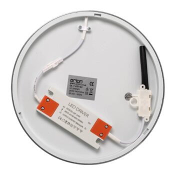 LED stropné svietidlo Bully, chróm, Ø 24 cm
