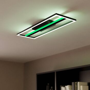 LED stropné svietidlo Calagrano-Z ZigBee RGB/CCT 64x22cm