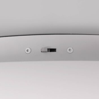 LED stropné svietidlo Cardona, Ø 46,5 cm, matná biela, kov, CCT