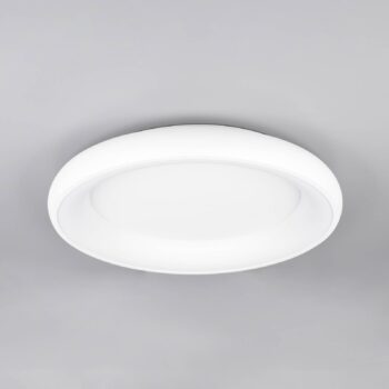 LED stropné svietidlo Cardona, Ø 62 cm, matná biela, kov, CCT