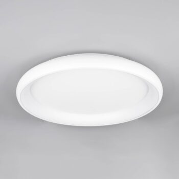 LED stropné svietidlo Cardona, Ø 75 cm, matná biela, kov, CCT
