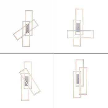 LED stropné svietidlo Felix60, 105x71cm