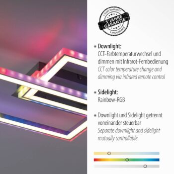 LED stropné svietidlo Felix60, 121x29,5cm