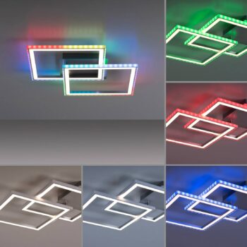 LED stropné svietidlo Felix60, 44,5x44,5cm