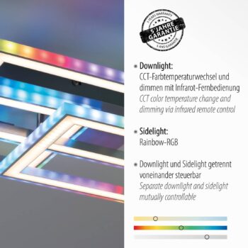 LED stropné svietidlo Felix60, 54x33,5cm