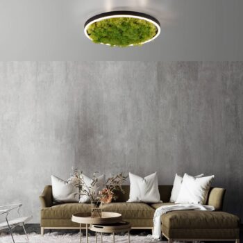 LED stropné svietidlo Green Ritus, mach stmievateľné Ø39,3cm