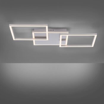LED stropné svietidlo Iven, oceľ, 75x45cm